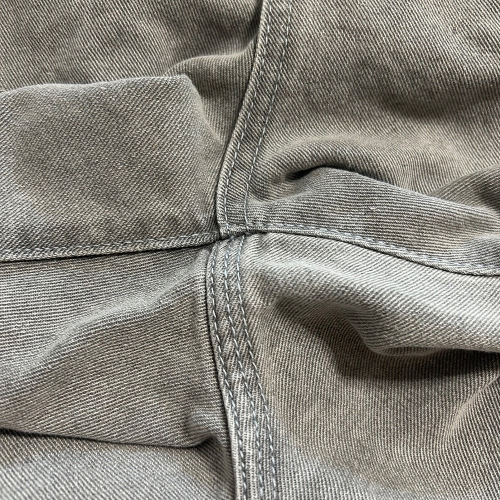 Mens Gray Distressed Ripped Denim Jeans Size 40 Cotton Blend FZ/T81006-2017 - Picture 9 of 12